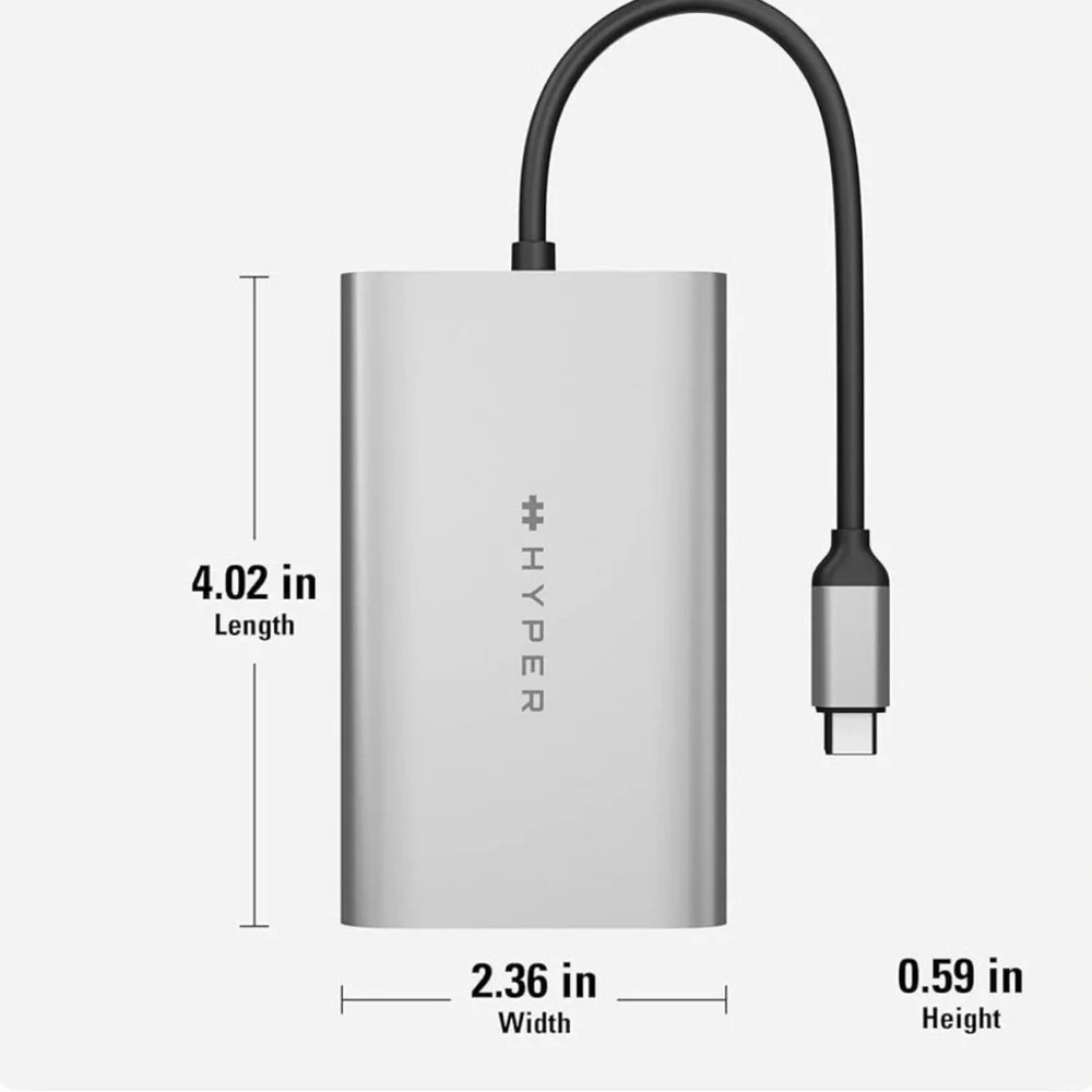 Hyper Silver HDMI Adapter